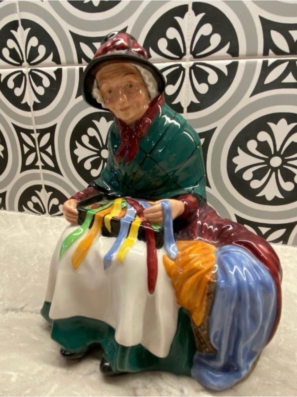 Vintage 1948 Royal Doulton - Silks and Ribbons Figurine (H.N. #2017)